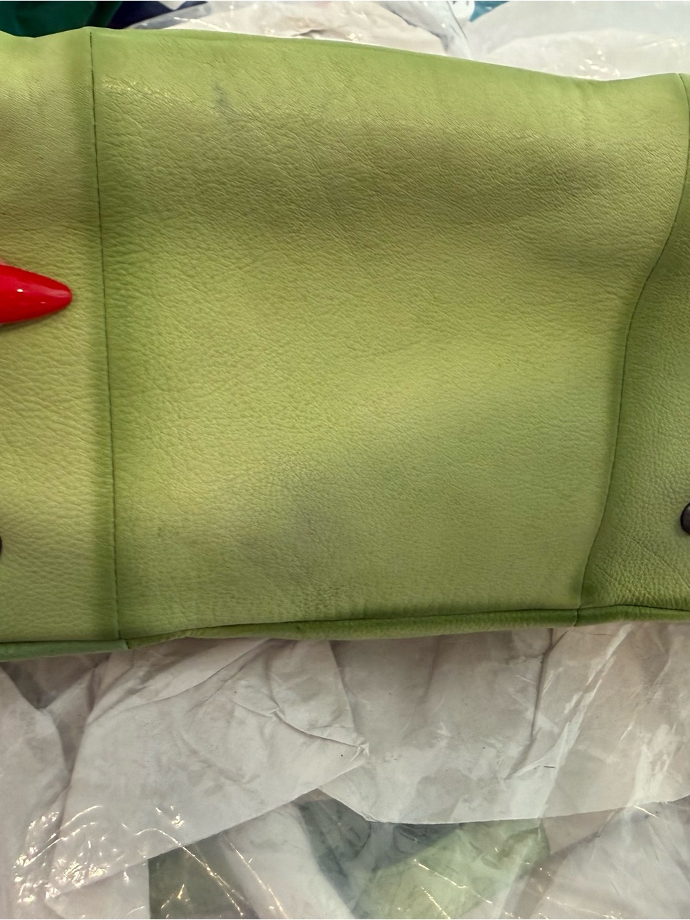 Free People matcha baby Emerson Leather Shoulder Bag - Picture 4 of 5